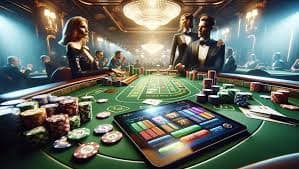 Dealer Pretty Gaming menjelaskan peraturan permainan kepada pemain